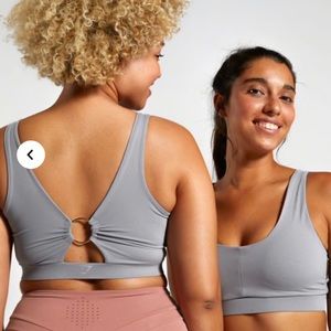 NWT Gymshark x Whitney Simmons - Gray sports bra